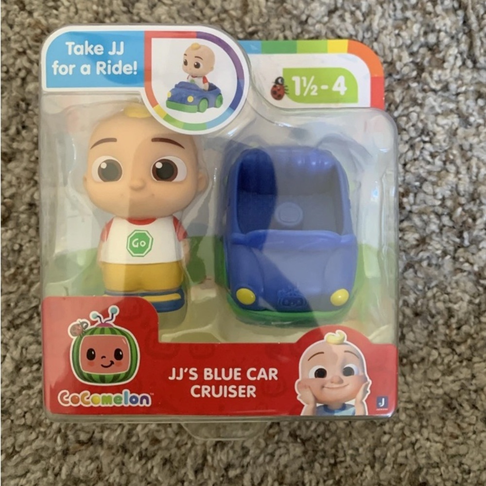 CoComelon JJ Blue Car Cruiser Toy - Blue